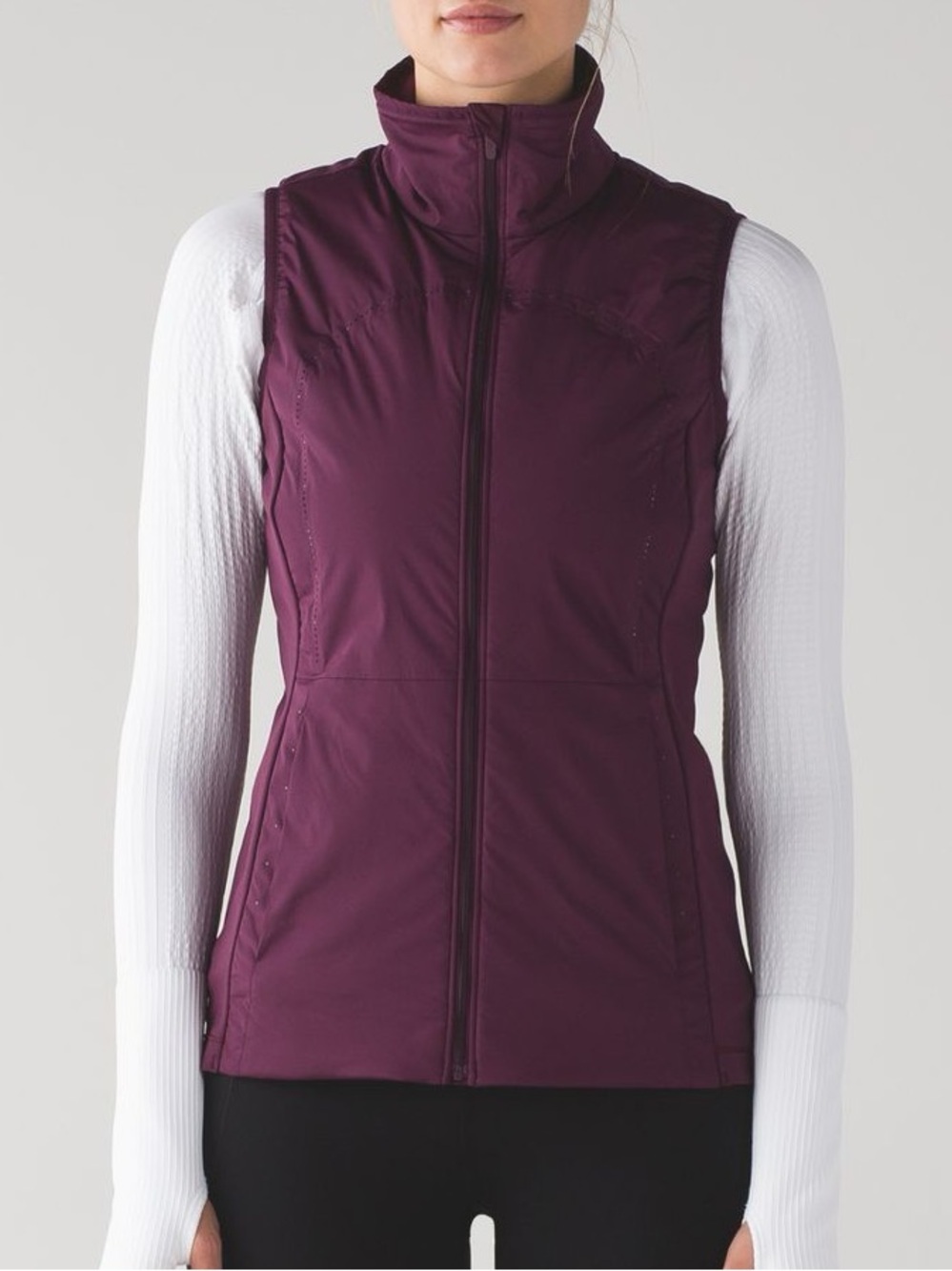 Lululemon Run for Cold Vest in Plum Women’s Size 4